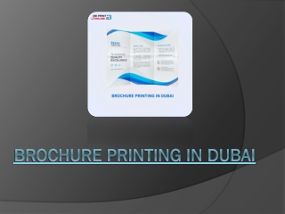 Brochure Printing In Dubai – What Style Will Attract The Customers