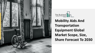 Mobility Aids And Transportation Equipment Market Demand, Future Trends 2030