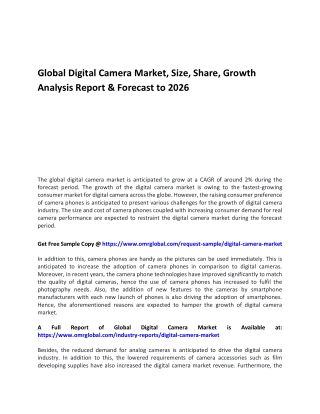 Global Digital Camera Market pdf