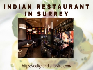 Indian Restaurant in Surrey