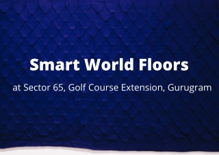 Smart World Low Rise Floors Sector 65 Gurugram | Download Brochure, PDF