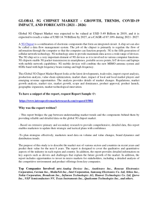 Global 5G Chipset  Market