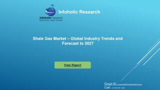 Shale Gas Market – Global Industry Trends and Forecast to 2027