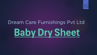 baby dry sheet