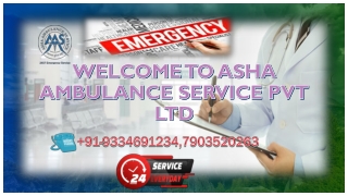 Book Road Ambulance Service with best ICU facility and fast service |ASHA