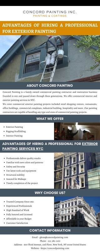 Advantages of Hiring a Professional for Exterior Painting