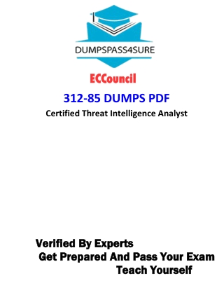 Latest Online 312-85 Exam Study Guidelines | Dumpspass4sure