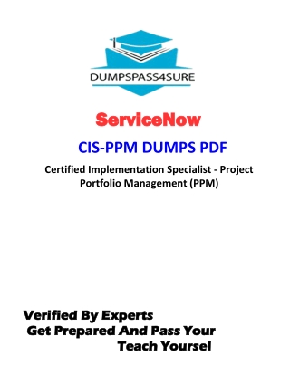 Solve Your Problems By Using Our Online CIS-PPM Dumps Study Material