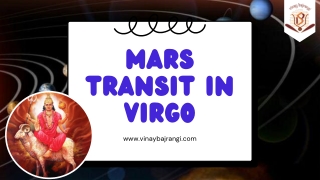 Mars Transit - Effect of Mars Transit in Virgo on Different Moon Signs