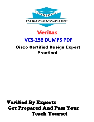 Solve Your Problems By Using Our Online VCS-256 Dumps Study Material