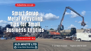 Smart Scrap Metal Recycling Tips for Small Business Entities
