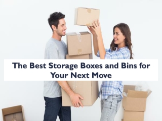 The Best Storage Boxes and Bins for Your Next Move