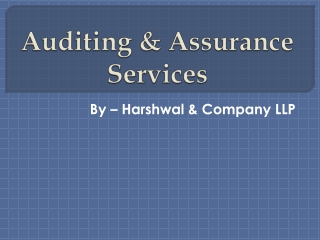 Top-Rated Auditing and Assurance Services – HCLLP