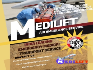 Get the Medilift Air Ambulance Service in Allahabad at Genuine Cost