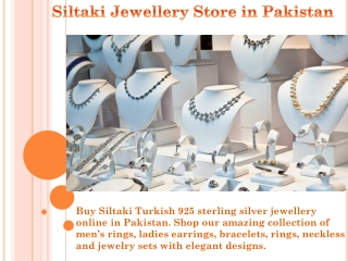 Siltaki Jewellery Store in Pakistan