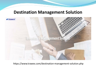 Destination Management Solution
