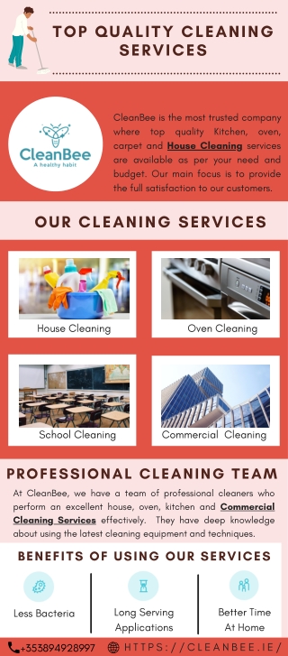 Top Quality Cleaning Services  CleanBee