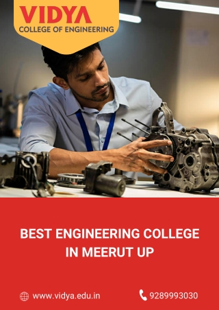 Best BTech Colleges in Delhi | Engineering Colleges in India | Vidya College of