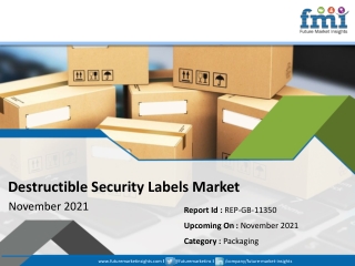 Destructible Security Labels Market