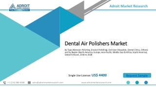 Dental Air Polishers Market 2020 Industry Analysis, Industry Trends, Future Scop