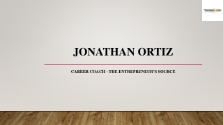 Online Career Counselling in San Francisco - Jonathan Ortiz, TES