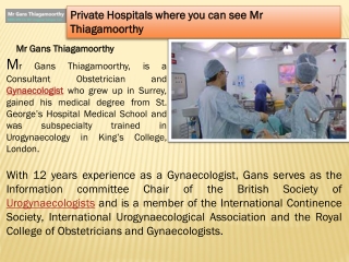 Gynaecology in Surrey