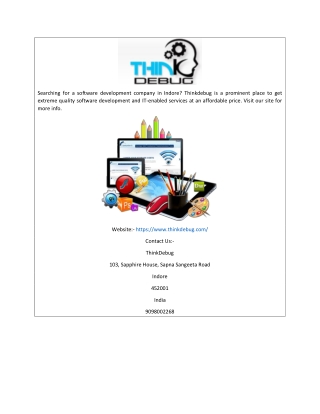 Software Development Company in Indore | Thinkdebug.com