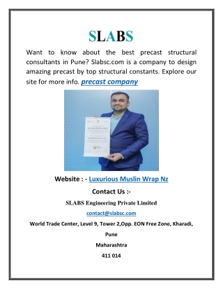 Structural Precast Services Pune | Slabsc.com