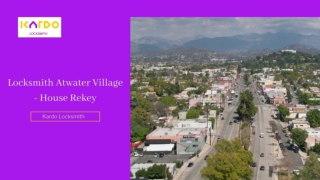 Kardo Locksmith - Locksmith Atwater Village - House Rekey  - PPT