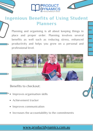 Ingenious Benefits of Using Student Planners