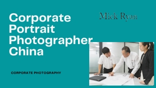 Corporate Portrait Photographer China