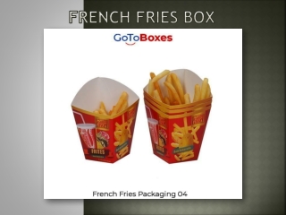 French Fries Box