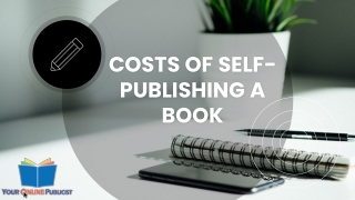 Costs of self publishing a book