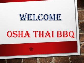 OSHA THAI BBQ