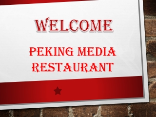 Peking Media Restaurant