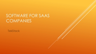 Software For Saas Companies