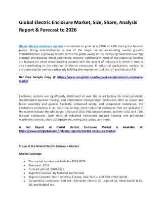 Global Electric Enclosure Market