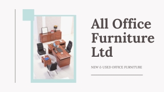 Sell Used Office Furniture