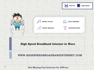 High Speed Broadband Internet in Waco