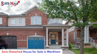 Semi Detached House for Sale Markham