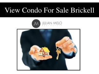 View Condo For Sale Brickell