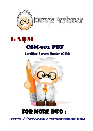 Get 2021 Latest Online CSM-001 Online Test Engine | Dumpspass4sure.com