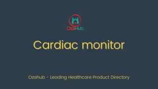 Cardiac monitor Ozahub