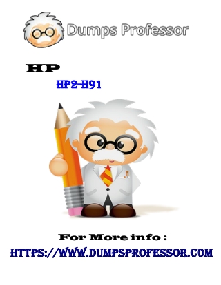 Online HP2-H91 Exam Practice Questions With Latest Online Test Engine