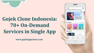 Gojek Clone Indonesia: 70  On-Demand Services in Single App