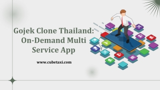 Gojek Clone Thailand On Demand Multi Service App