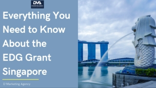 Everything you need to know about EDG grant Singapore