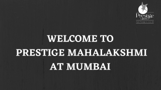 Prestige Mahalakshmi - Here, Your Business Is Secure - Mumbai | PDF