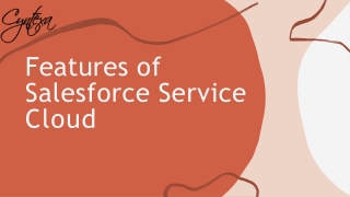 Features of Salesforce Service Cloud