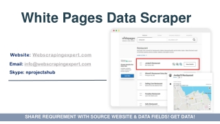 WhitePages Data Scraper